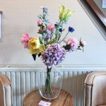kunst bloemen - Zijden bloemen - Boeket Pastelo